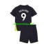 Camisola Manchester City Haaland 9 Criança Equipamento Segundo 2024-2025 Manga Curta